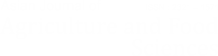 Asian Journal of Agriculture and Food Sciences (ISSN: 2321-1571)